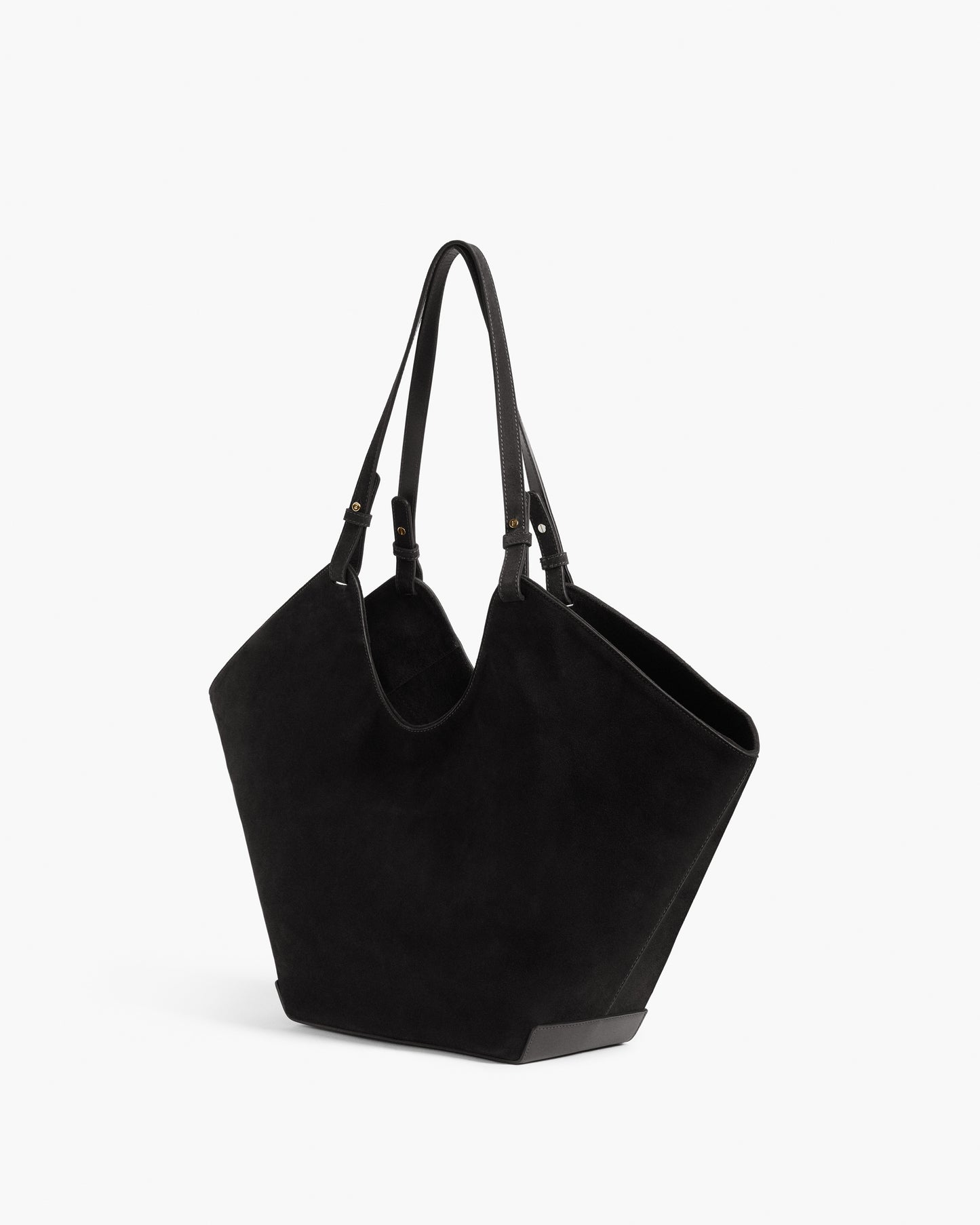 Dahlia Tote Bag Suede Black