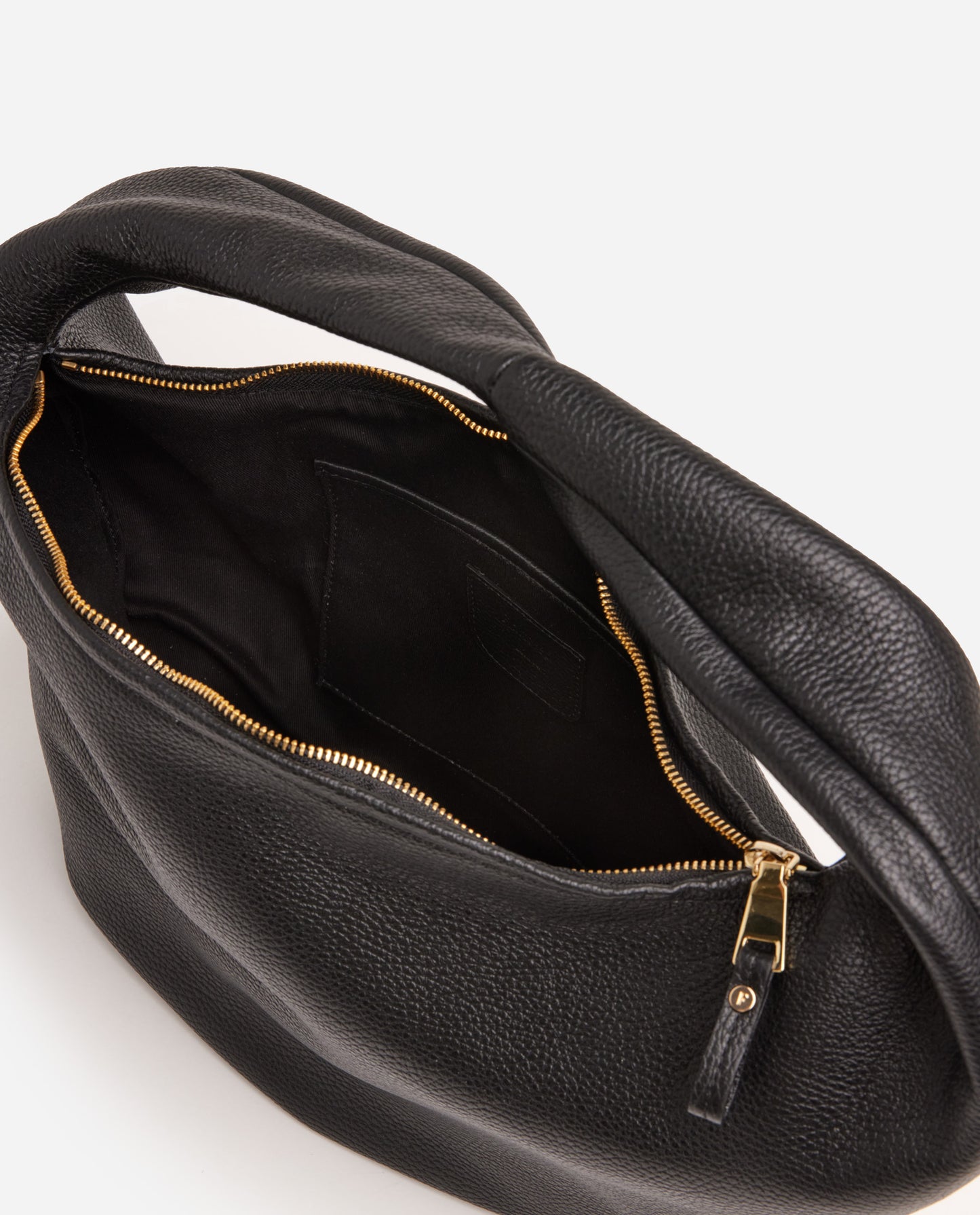 Alva Shoulder Bag Black Leather