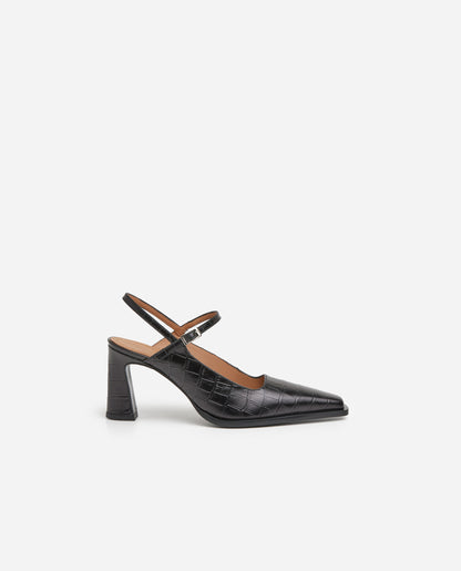 Alya Black Leather
