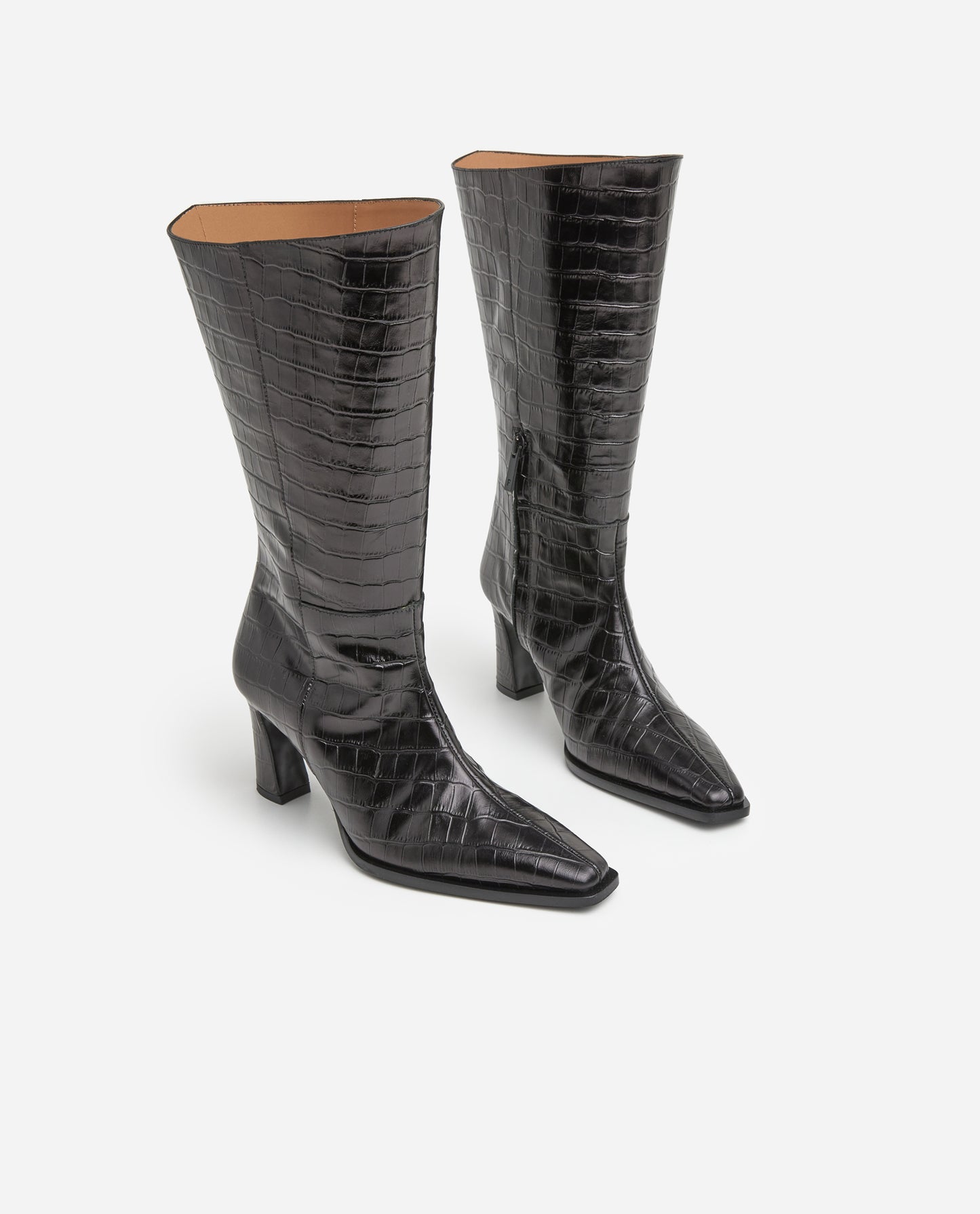 Ava Black Leather
