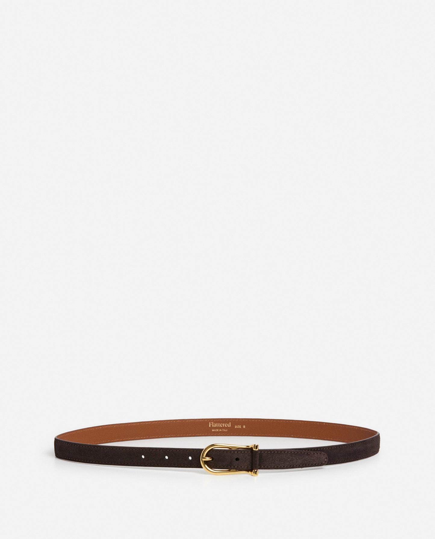 Betty Belt Suede Chocolate
