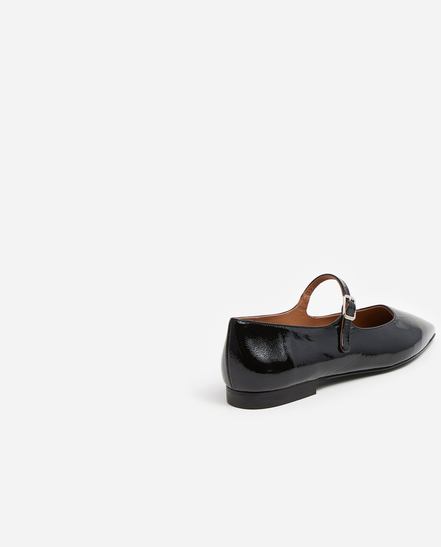 Camila Patent Black Leather