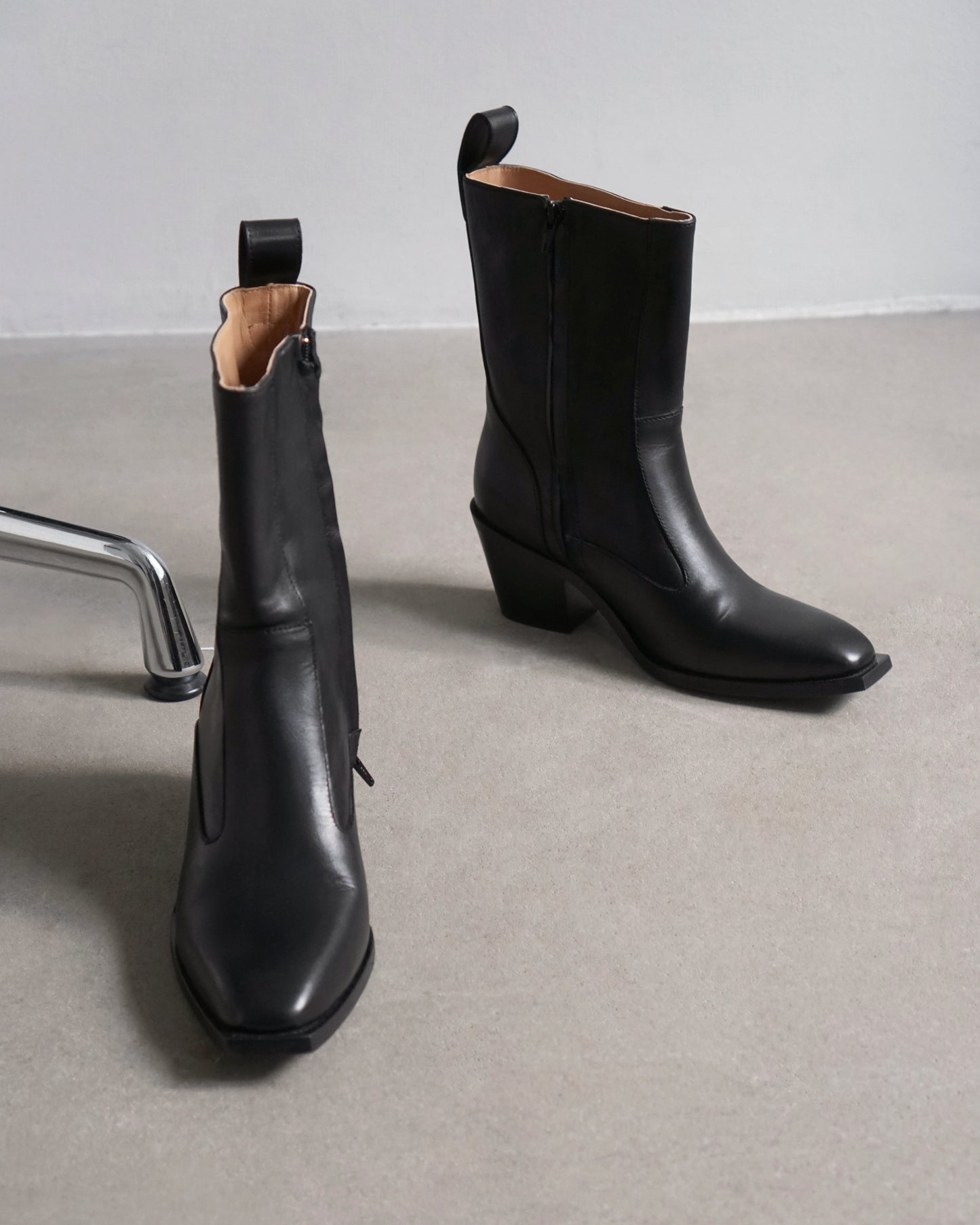 Cher Black Leather