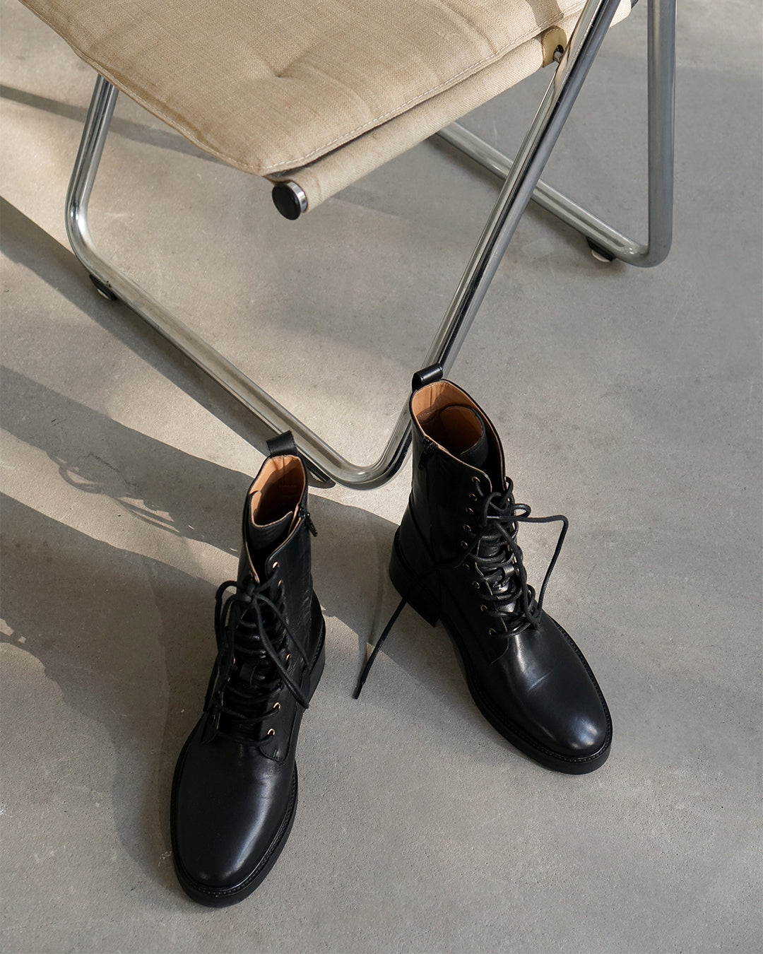 Felicia Black Leather