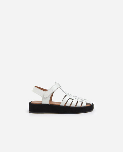 Gigi White Leather