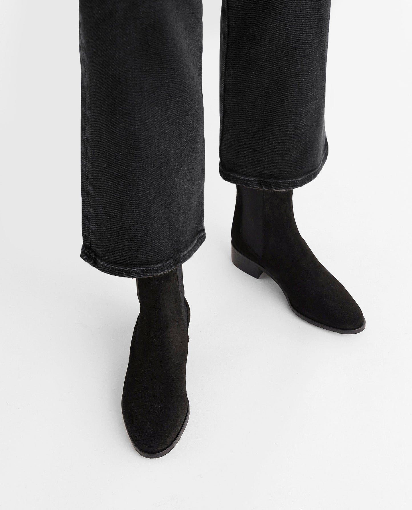 Lucile Black Suede