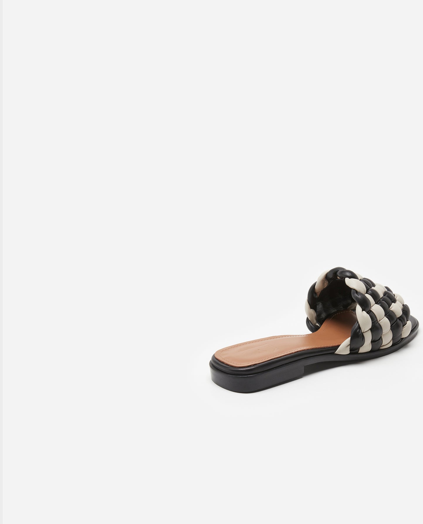 Minou Black/White Leather