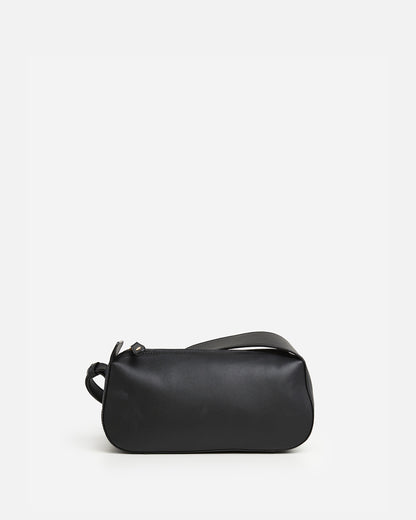 Tuna Shoulder Bag Leather Black