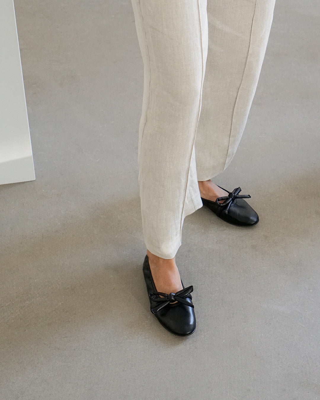 Polly Black Leather