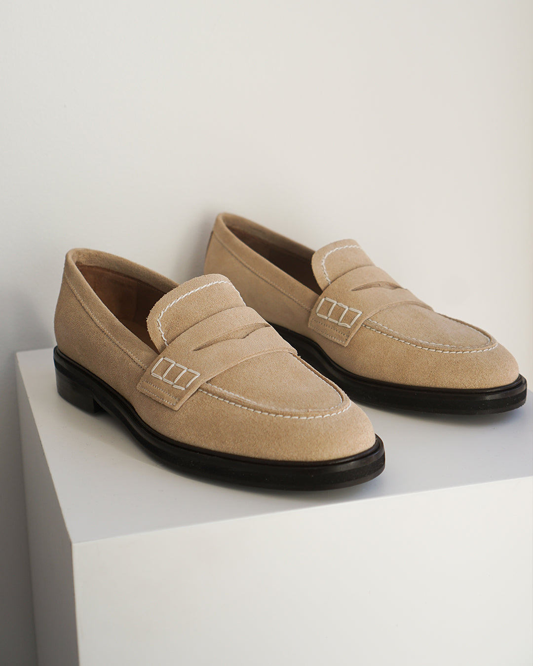 Sara Beige Suede