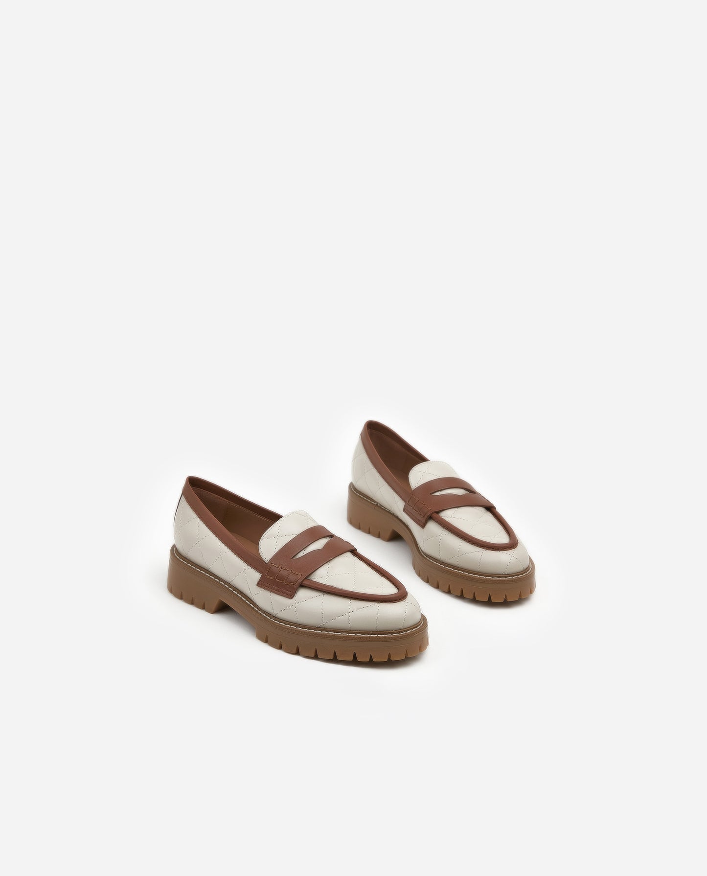 Signe Creme/caramel Leather