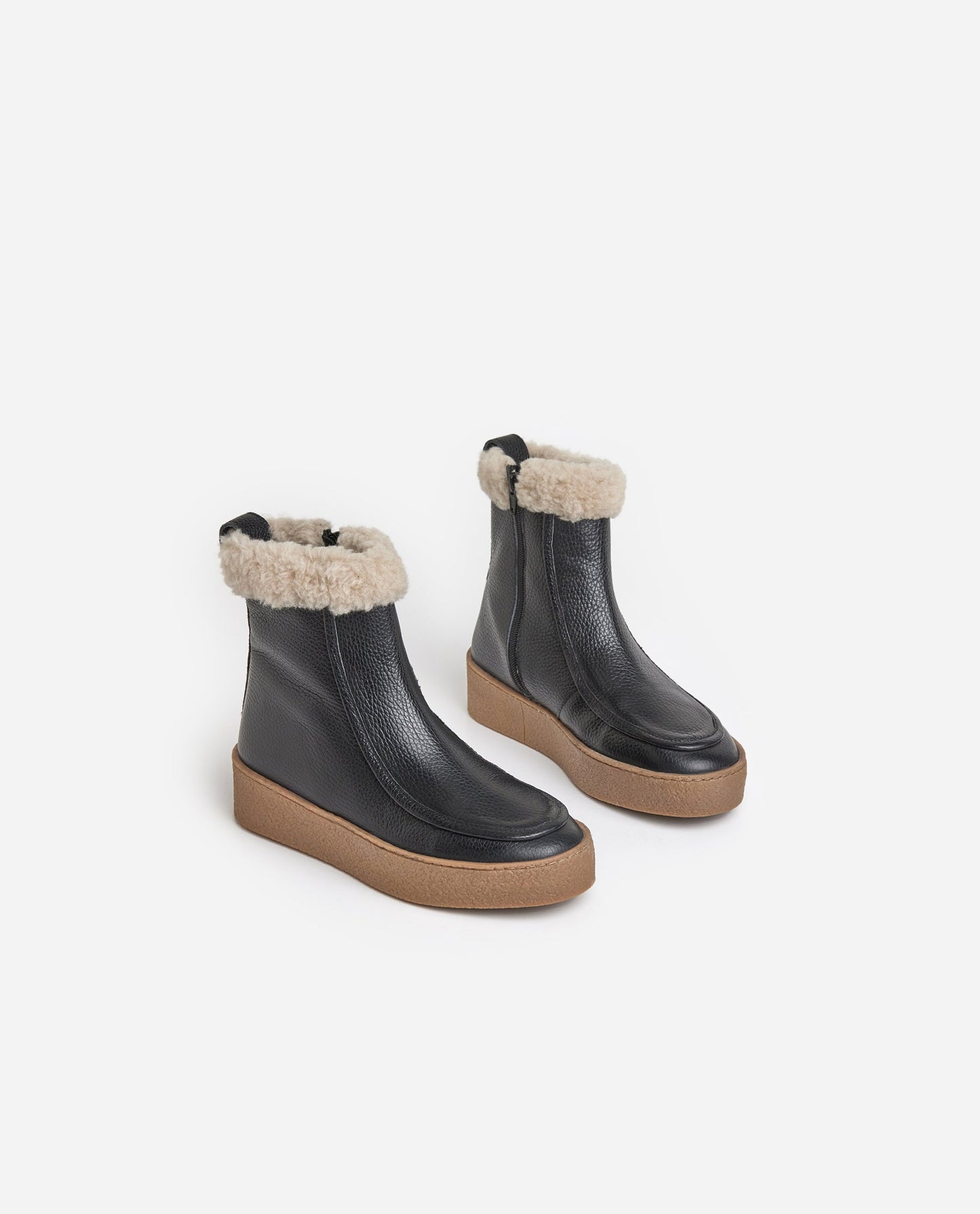 Simone Black Leather