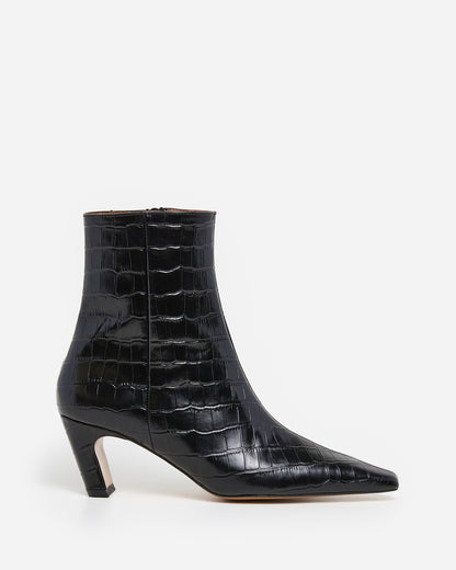 Xion Black Croco Leather