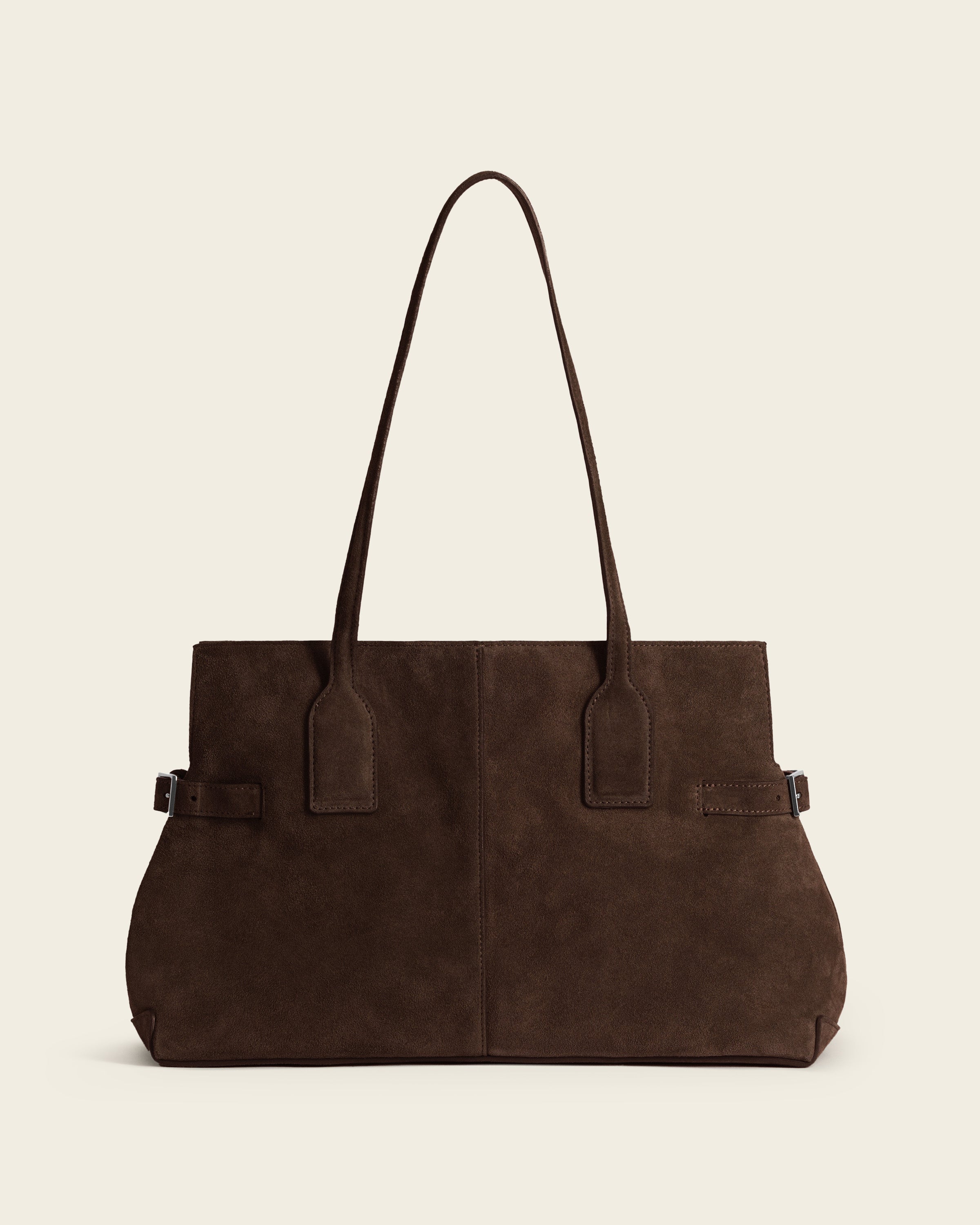 Lisa Bowler Bag Suede Chocolate Bag – Flattered