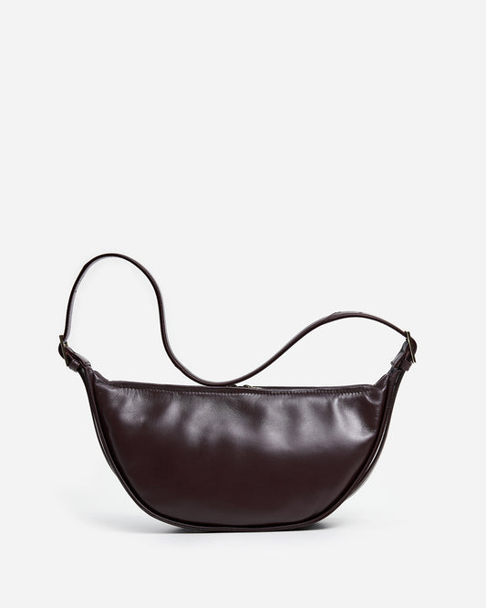 Irma Shoulder Bag Leather Burgundy
