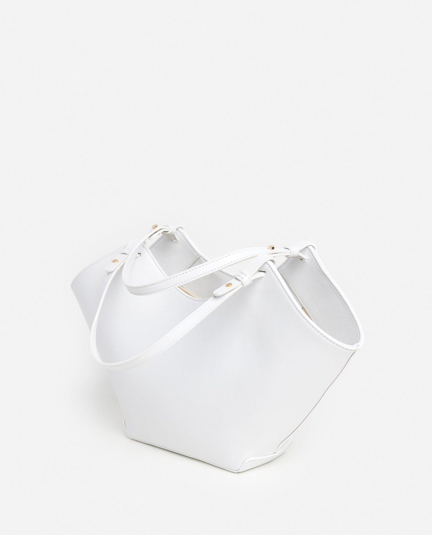 Dilba Mini Tote Bag Leather White