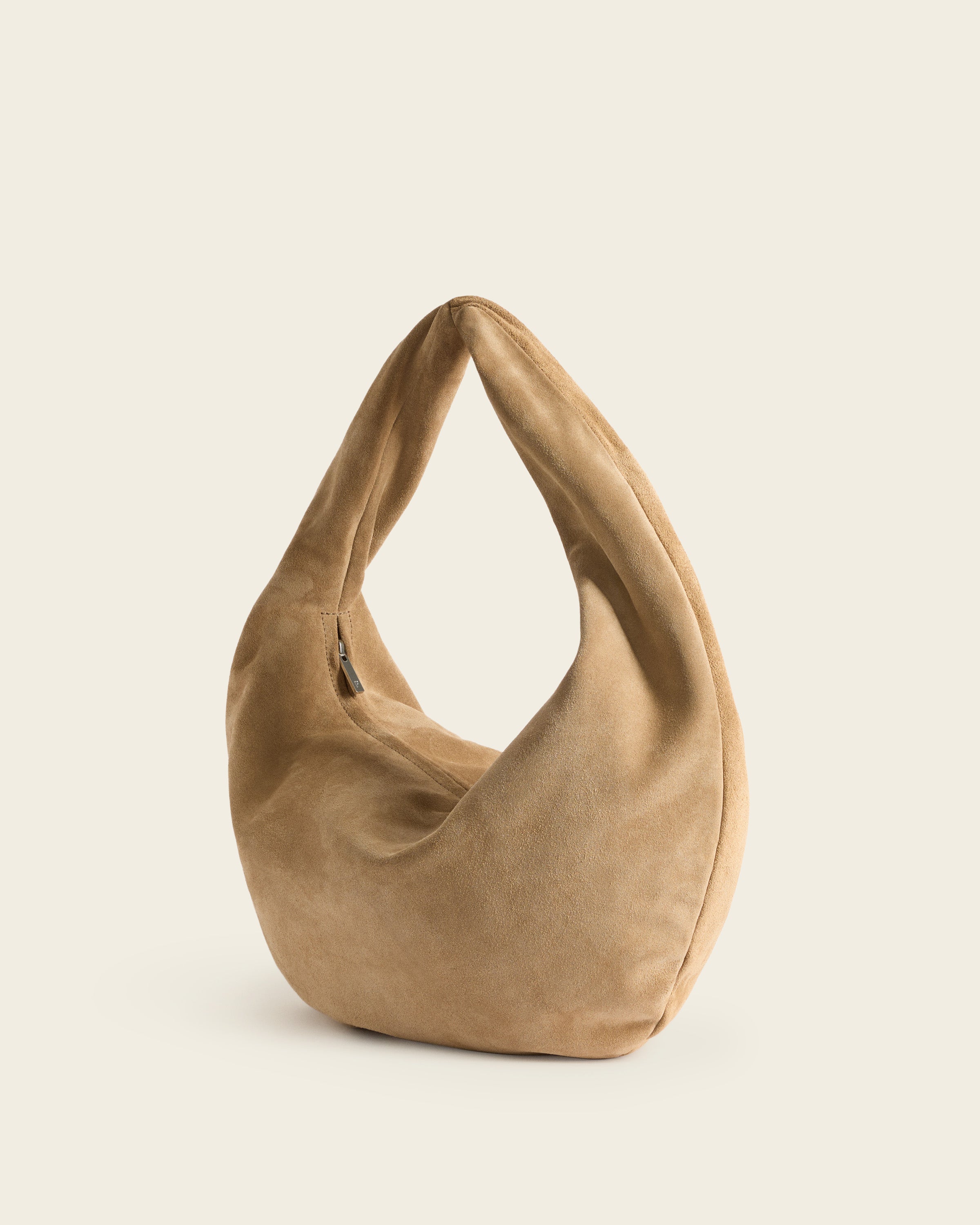 Alva Shoulder Bag Suede Sand Bag – Flattered