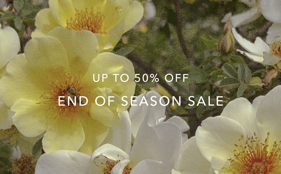End of Season Sale - up to 50% off