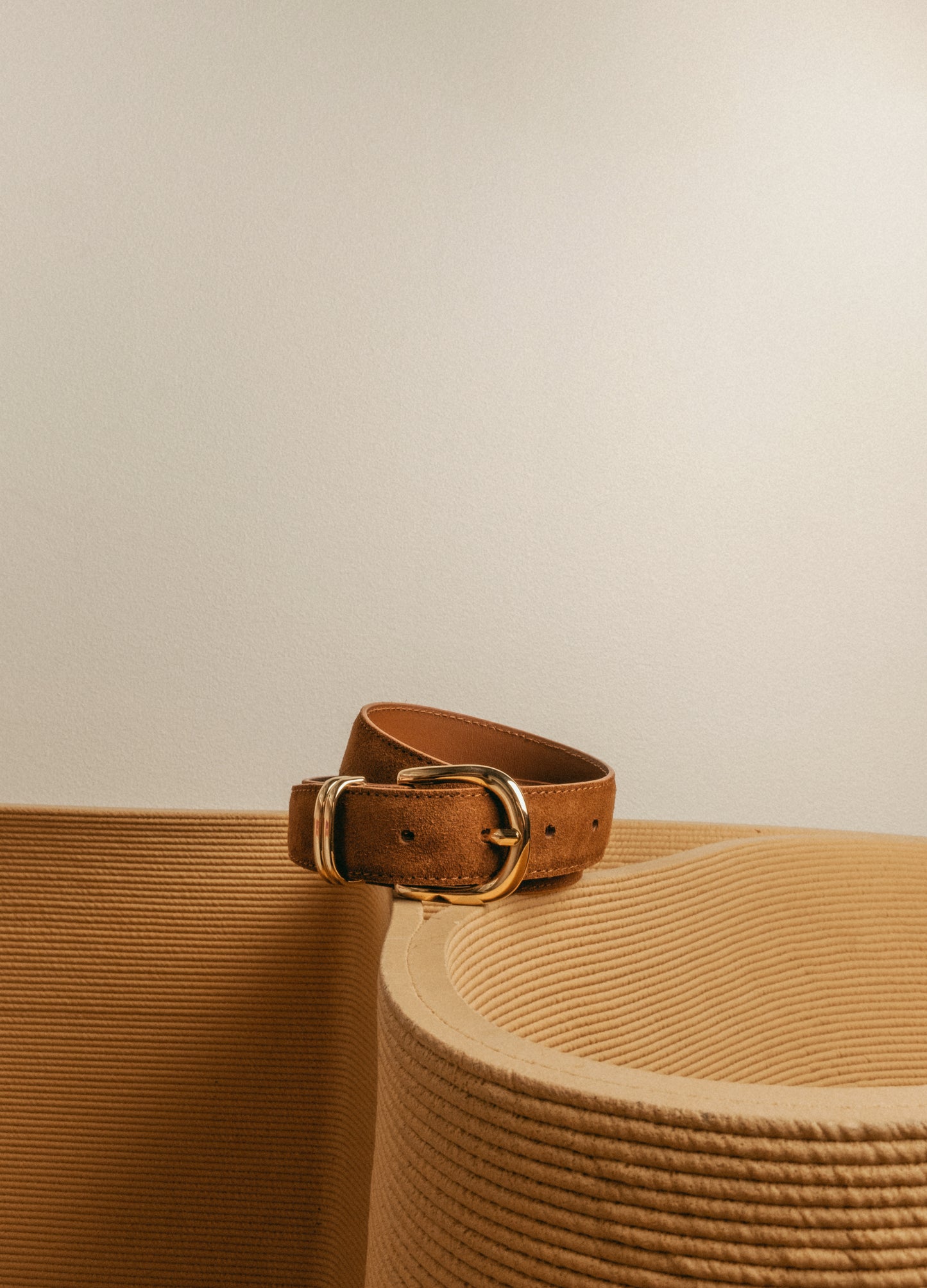 Beatrice Belt Suede Bourbon