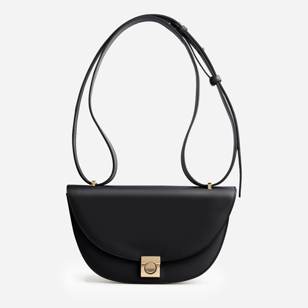 Cindy Crossbody Leather Black