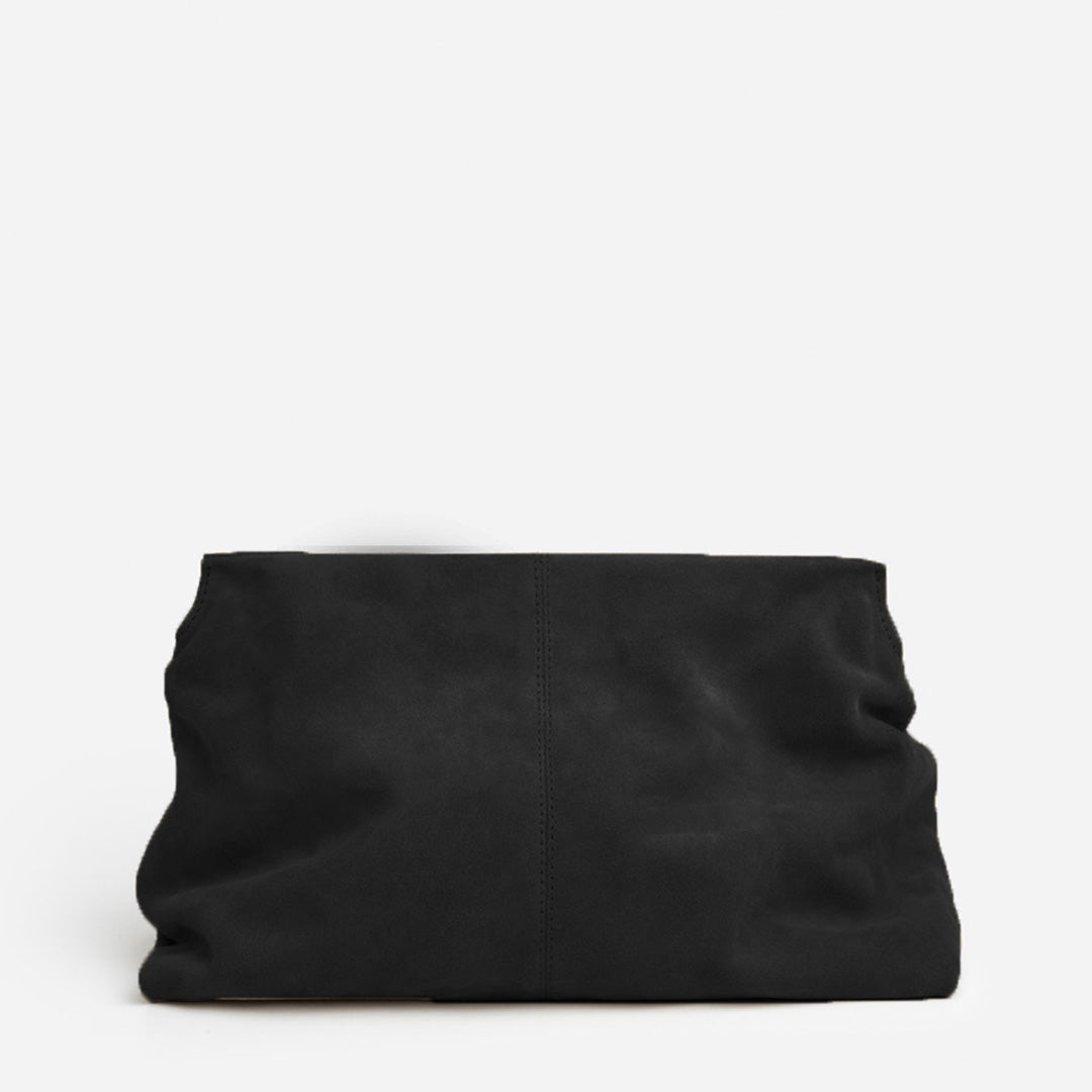 Clay Clutch Suede Black