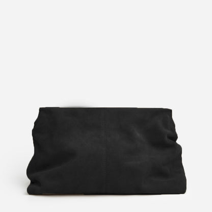 Clay Clutch Suede Black