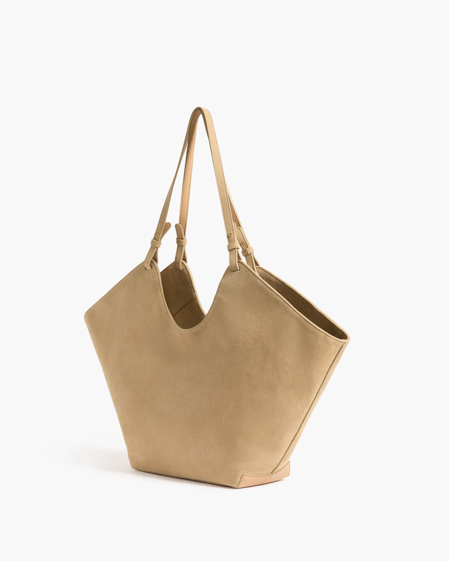 Dahlia Tote Bag Suede Sand