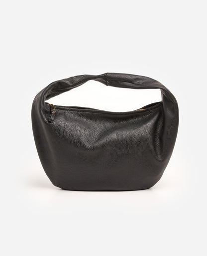 Alva Shoulder Bag Black Leather