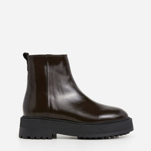 Assia Leather Chocolate