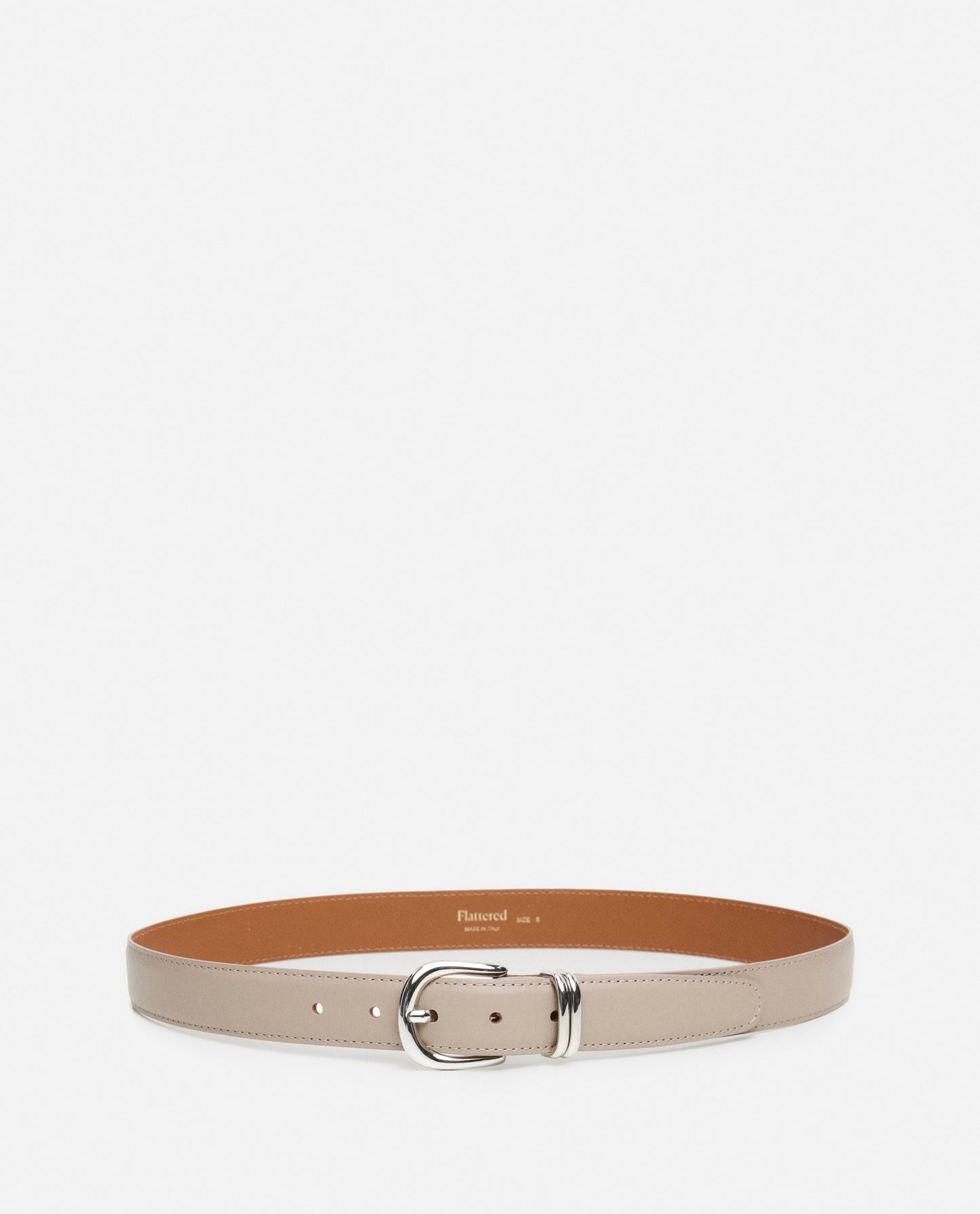 Beatrice Belt Leather Taupe