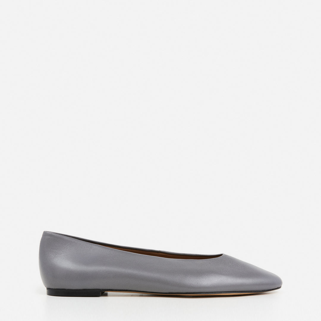 Belinda Leather Stone Grey
