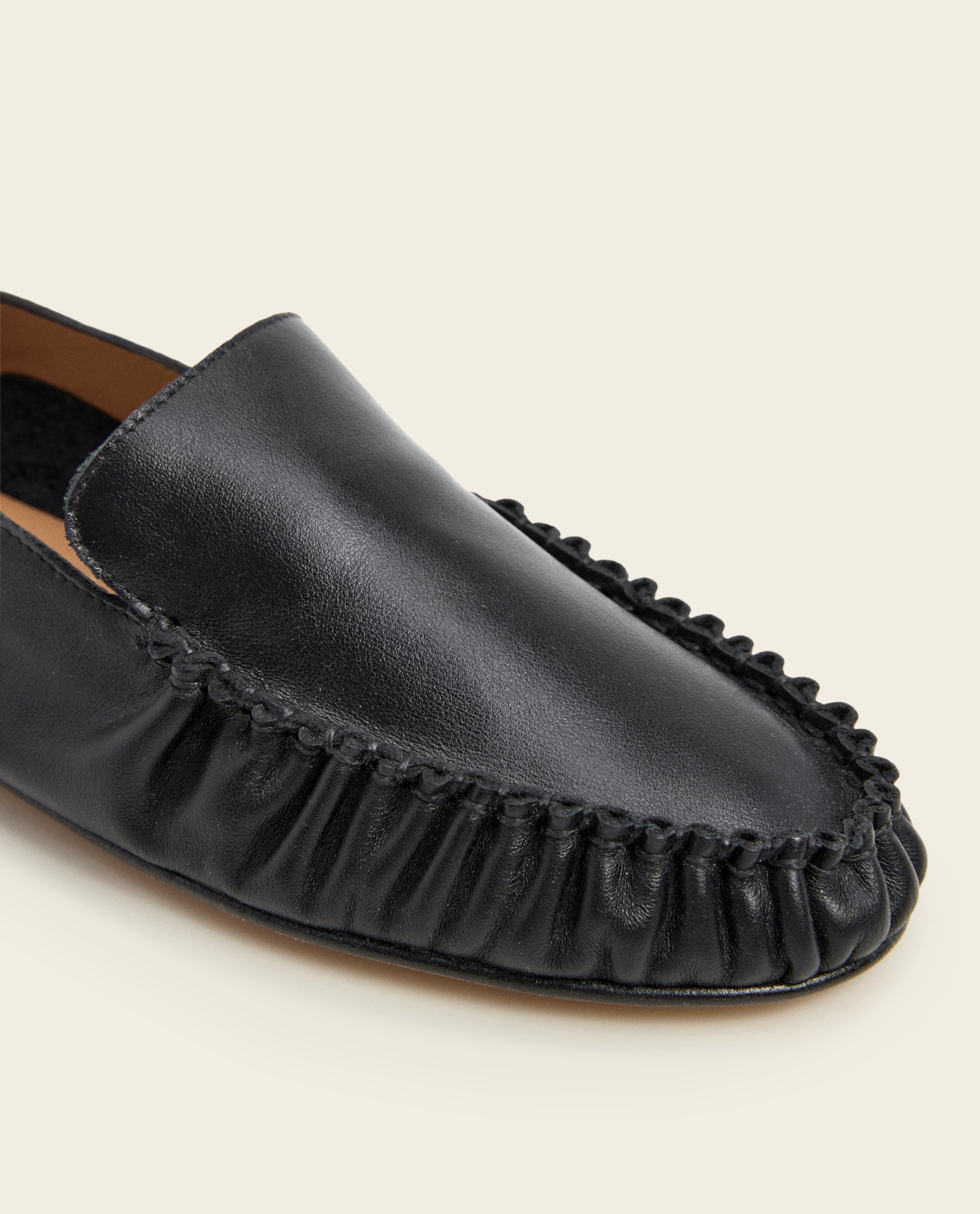 Bon Bon Leather Black Loafer – Flattered