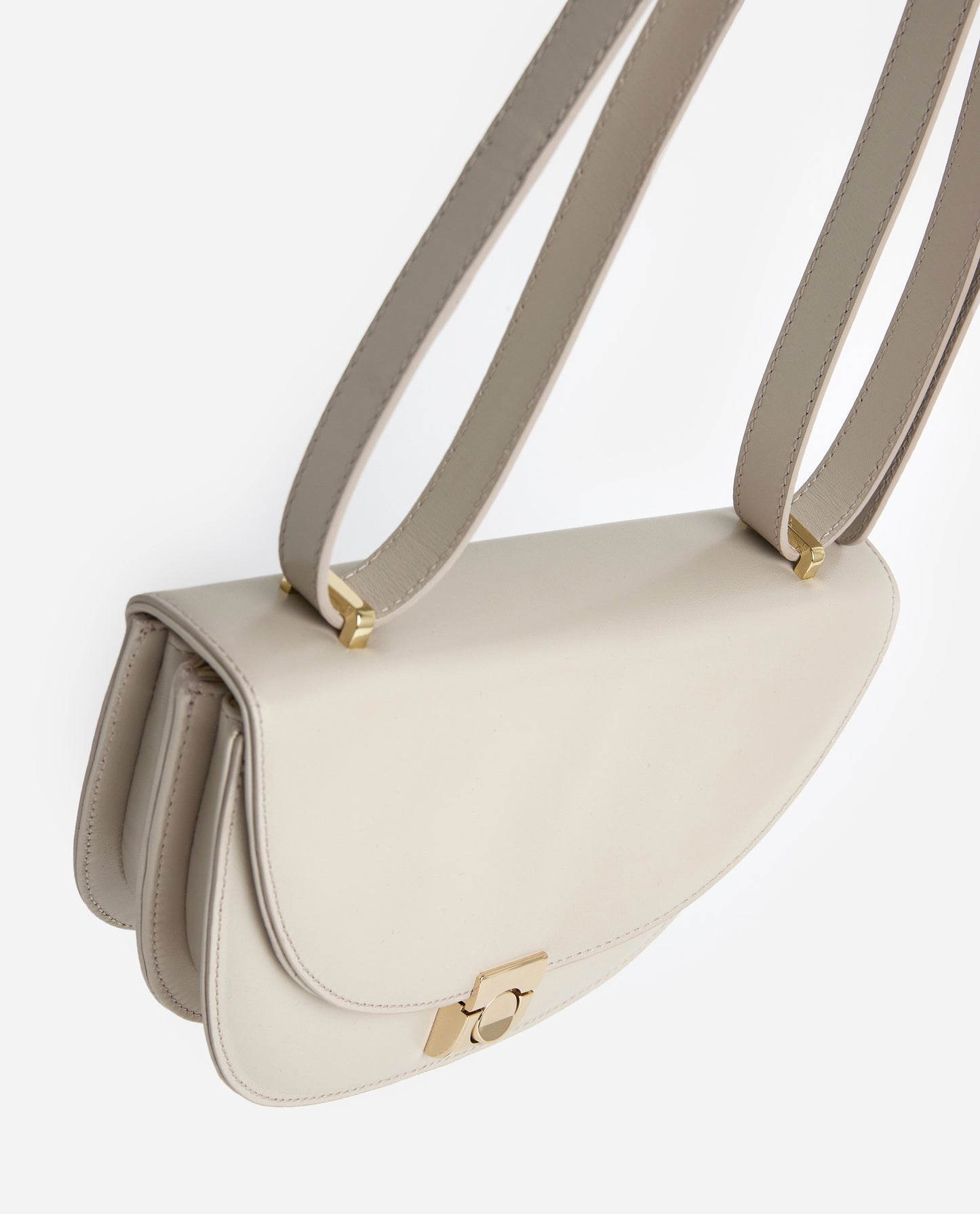 Cindy Crossbody Leather Creme