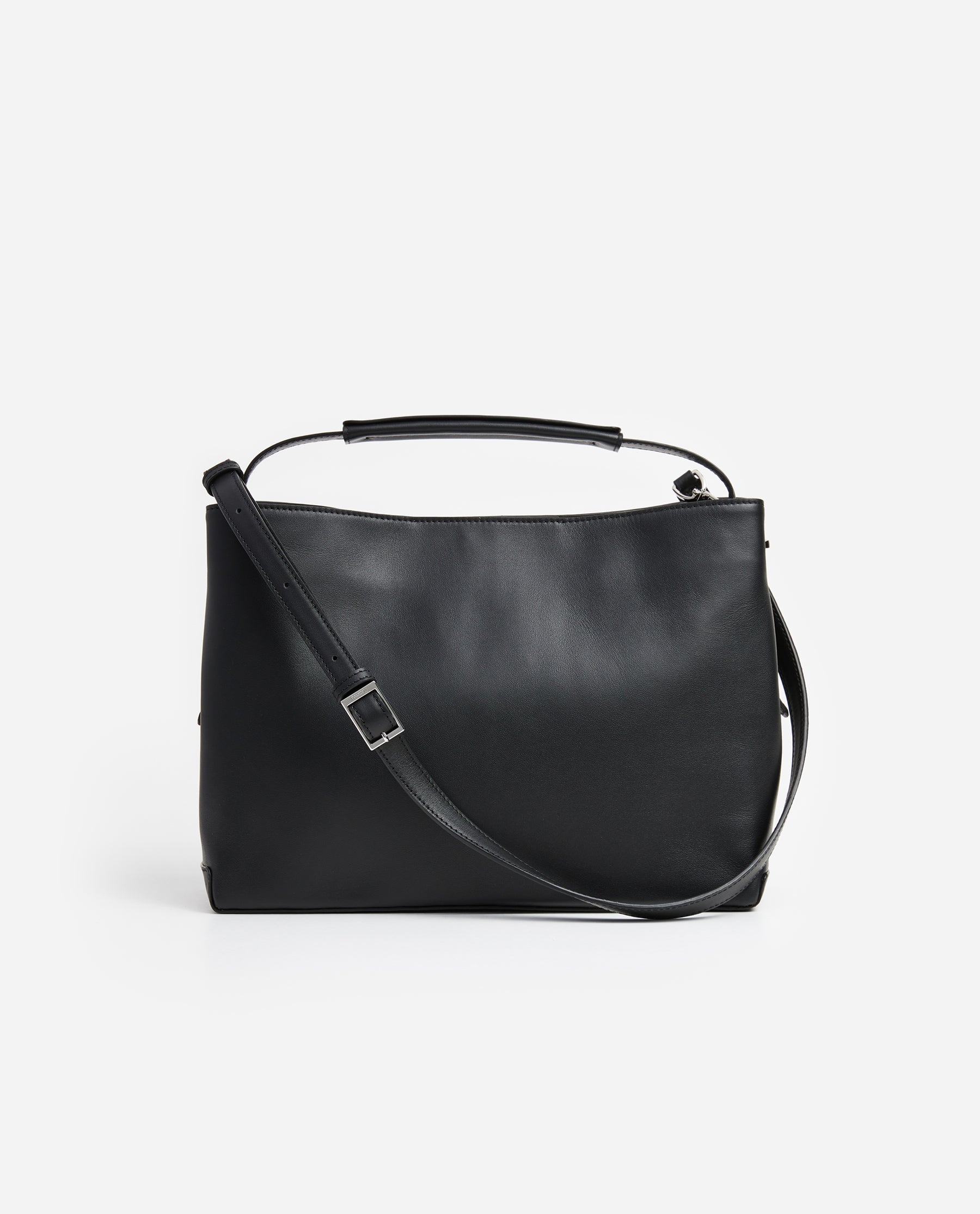 Harper Grande Handbag Leather Black – Flattered