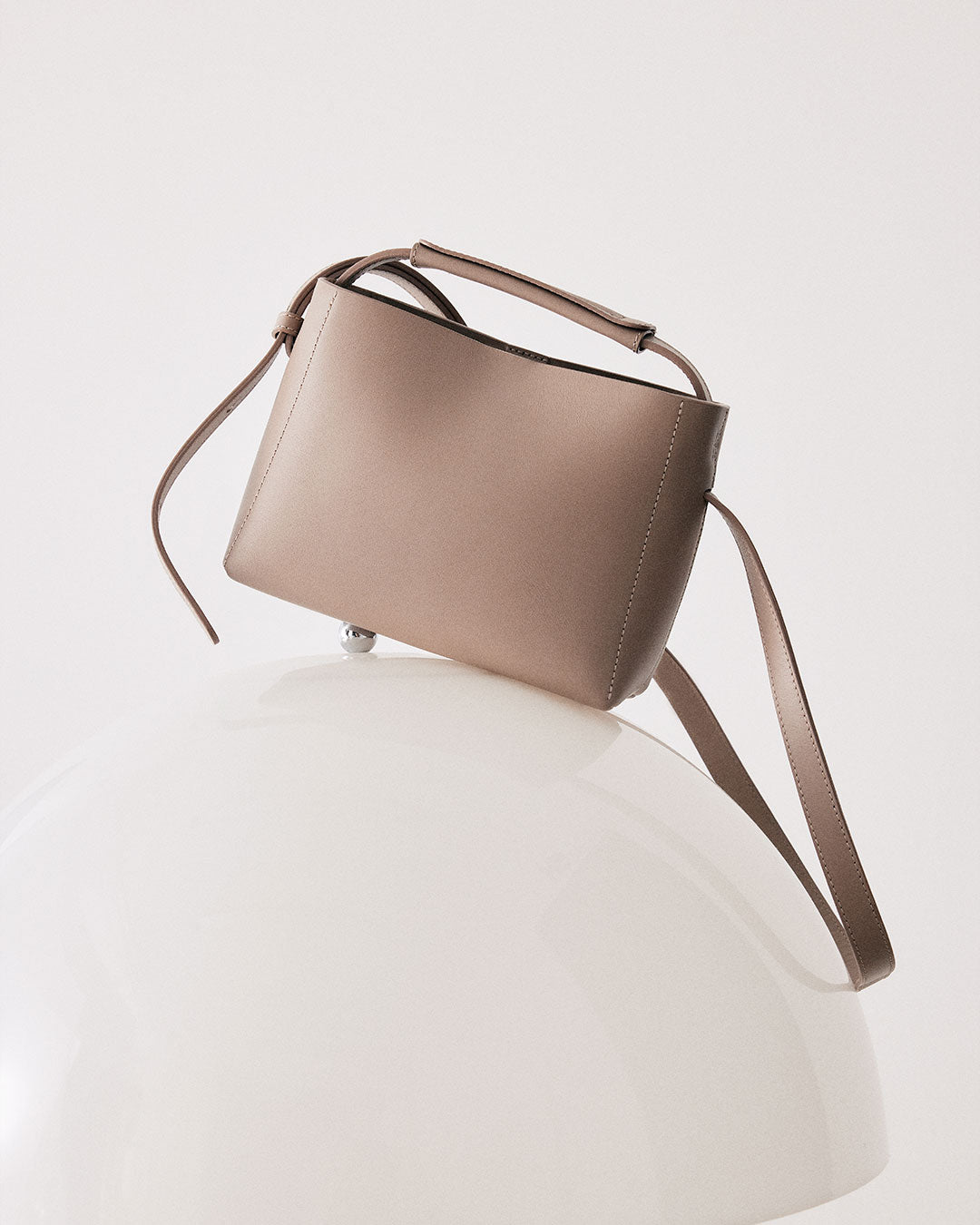 Hedda Mini Handbag Leather Taupe