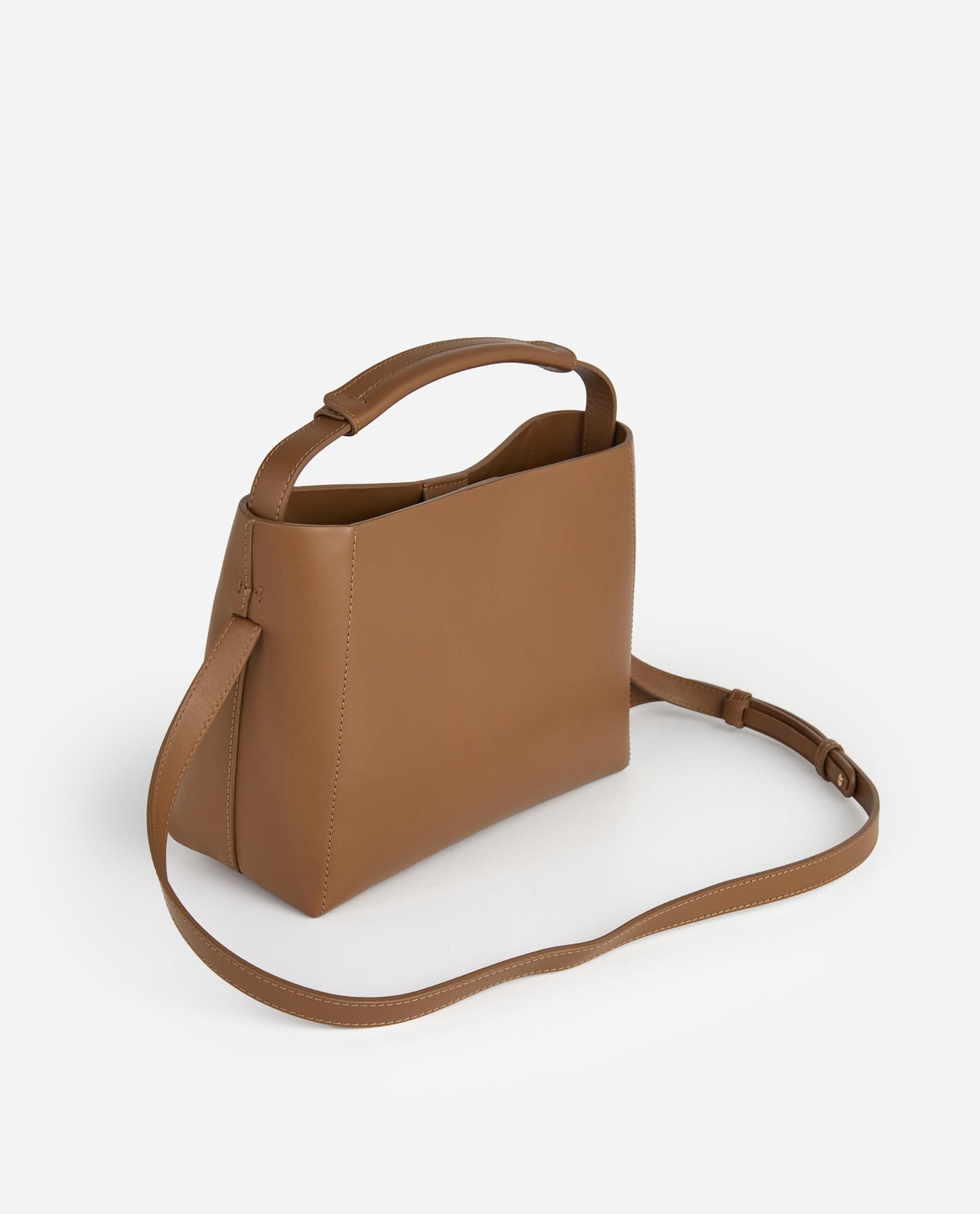 Hedda Midi Handbag Nut Leather