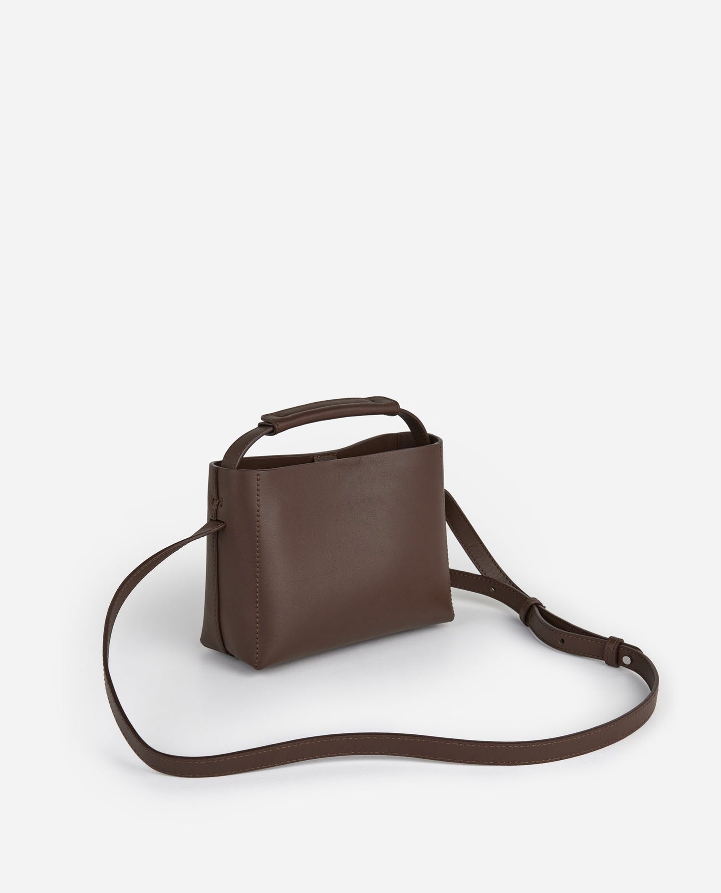 Hedda Mini Handbag Chocolate Leather