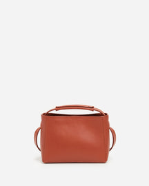 Hedda Mini Handbag Leather Brick Red
