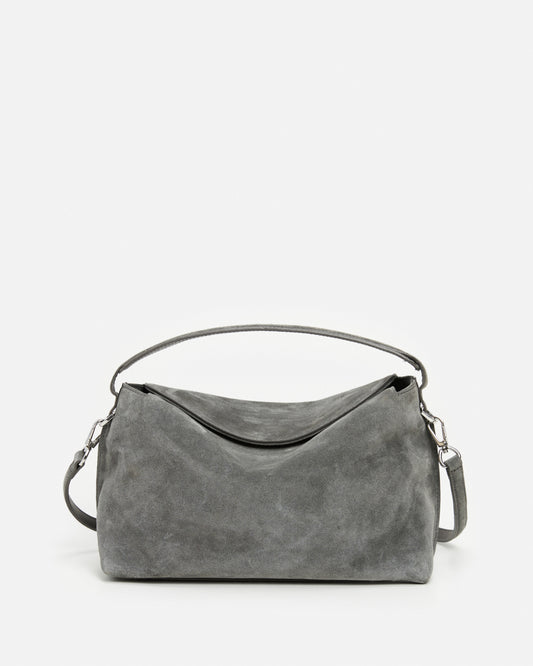 Hera Handbag Suede Grey