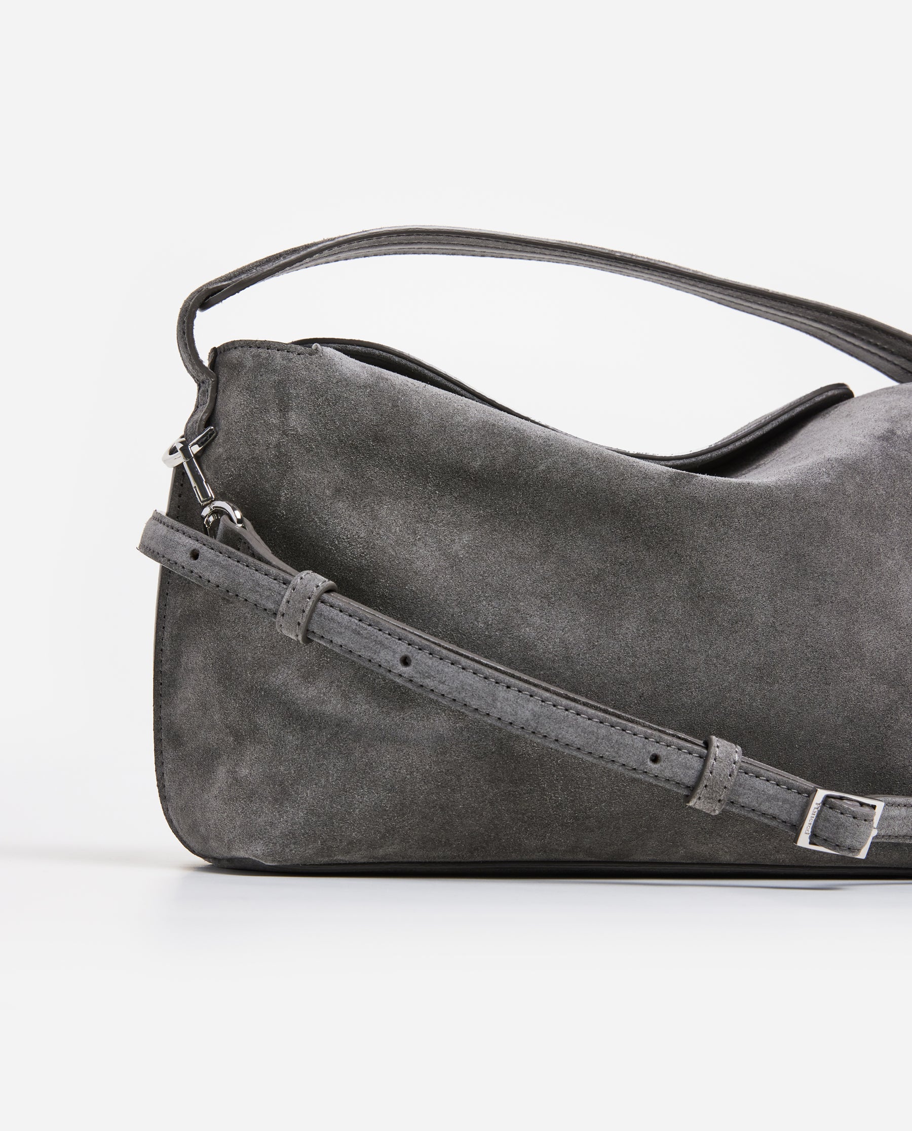 Grey sale suede bag