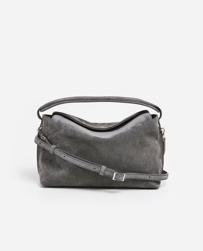 Hera Handbag Suede Grey – Flattered