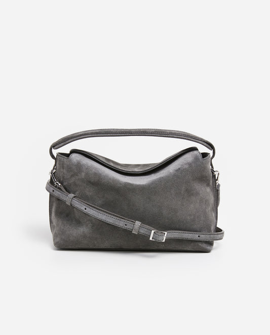 Hera Handbag Suede Grey
