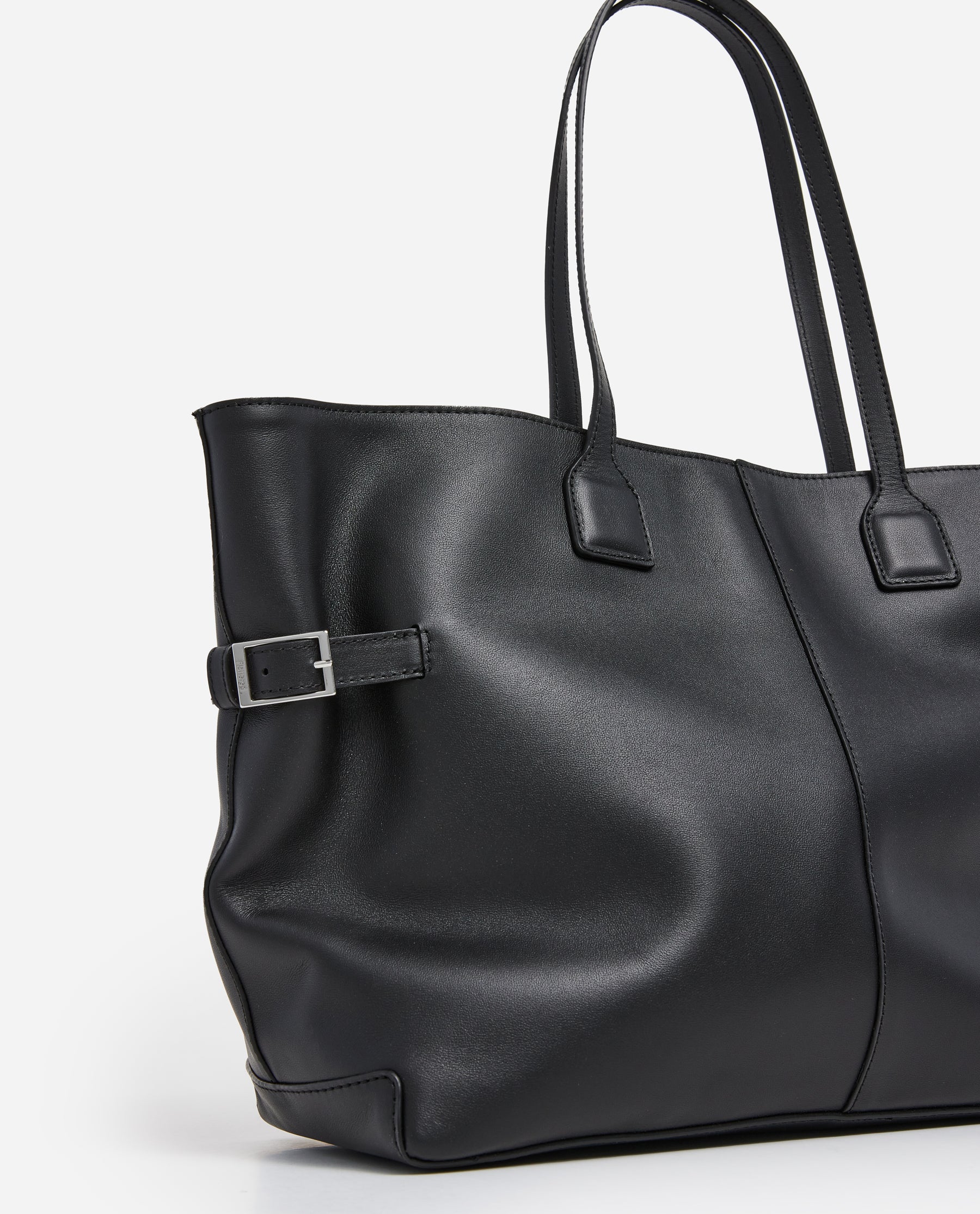 Black buy Leather Tote bag