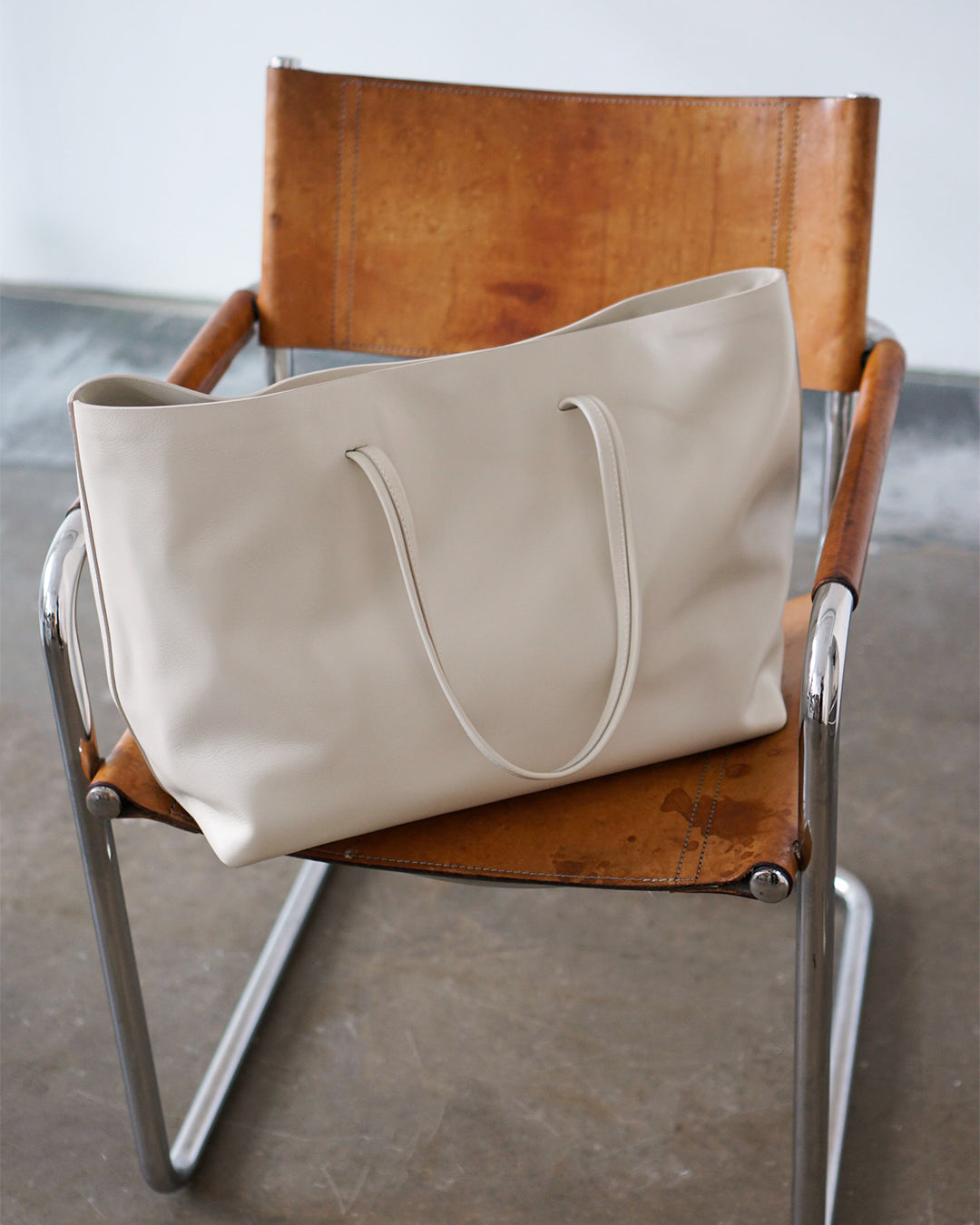 Luka Tote Leather Creme