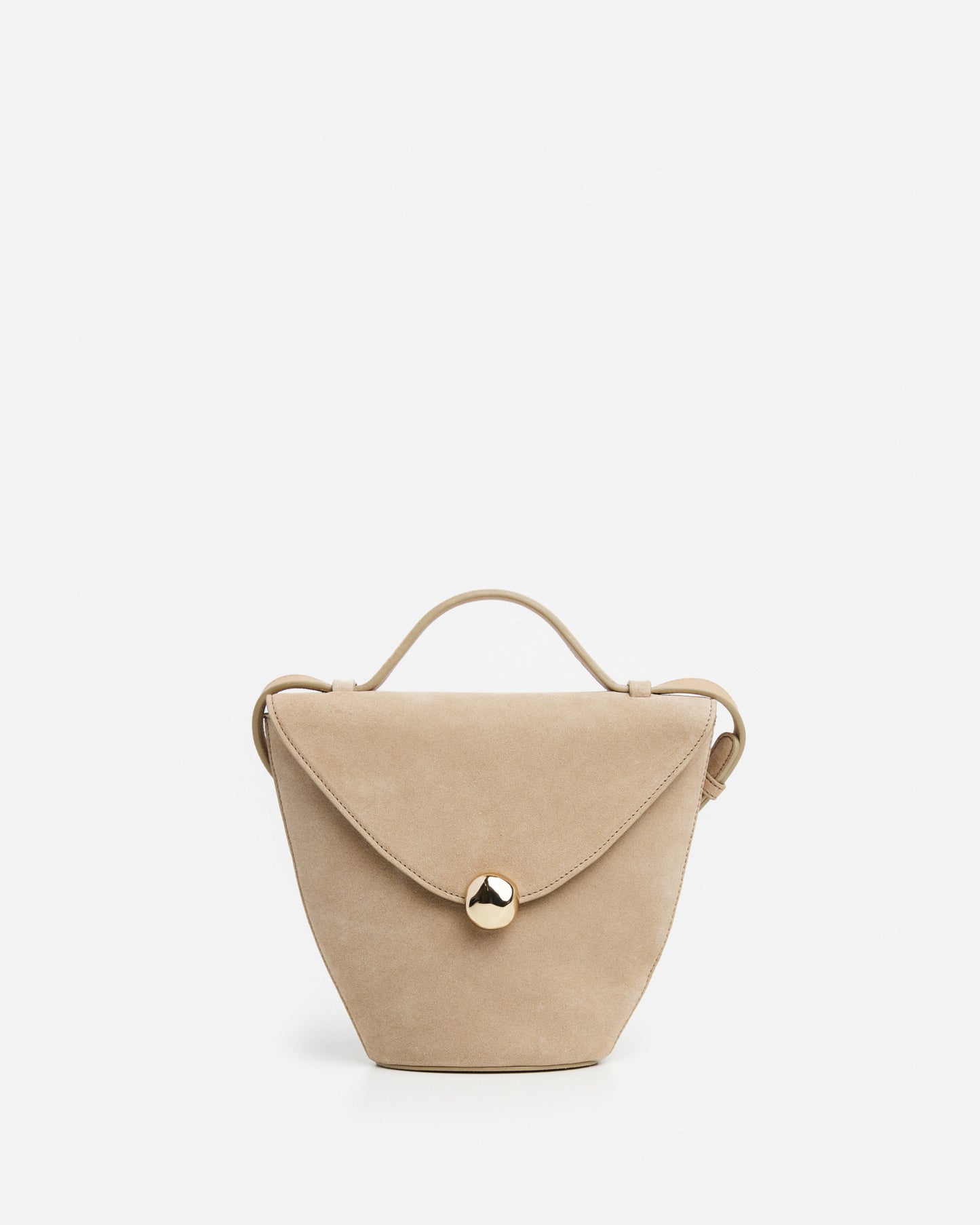 Evelina Handbag Suede Sand