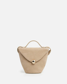 Evelina Handbag Suede Sand