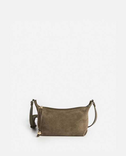 Ru Crossbody Bag Suede Olive