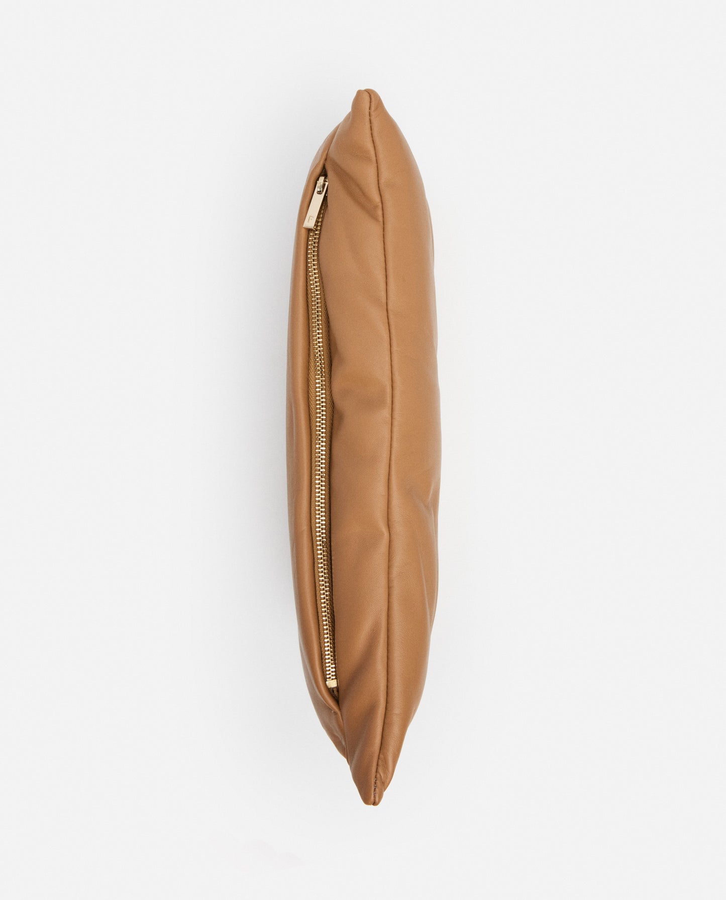 Pia Pillow Clutch Leather Camel