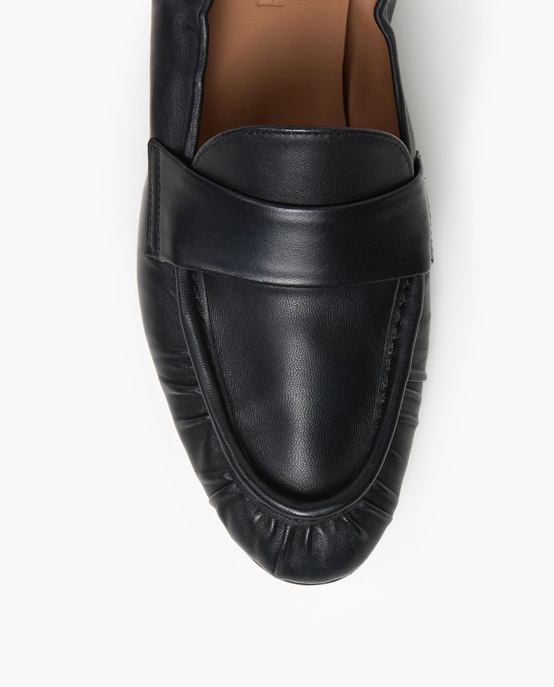 Samoa Leather Black Loafer – Flattered