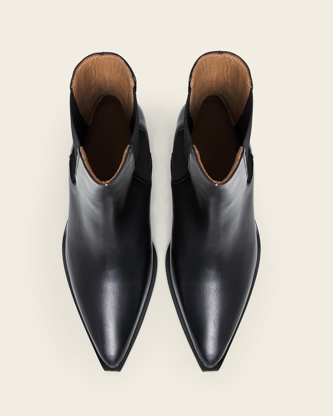 Sandra Leather Black